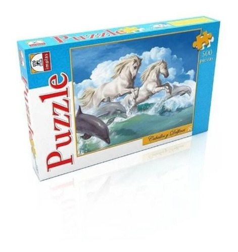 Puzzle 500 Piezas Caballos Y Delfines 282 Educando