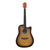 Guitarra Acústica La Sevillana 8464 Para Diestros Sunburst