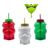 Dulceros Navideños Infantiles Grinch 1 Lt Vaso Navideño X 5