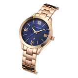 Reloj Dama Casual Curren Elegante Acero Análogo Fechador