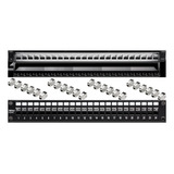 Pachera Cat 6a Patch Pannel Blindado 24 Puertos 10 Gigas Stp