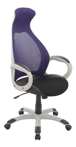 Silla Gamer De Oficina Pasto Marco Gris Basculante Color