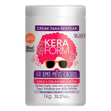 Creme Para Pentear Skafe Keraform Eu Amo Meus Cachos 1kg