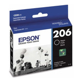 Cartucho Epson 206 Negro T206 Original Para Xp 2101