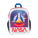 Mochila Escolar Infantil Nasa Edición Cohete Termoformado 3d