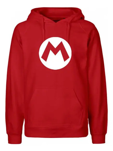 Sudadera Mario Bros Infantil Juvenil Hoodie Unisex