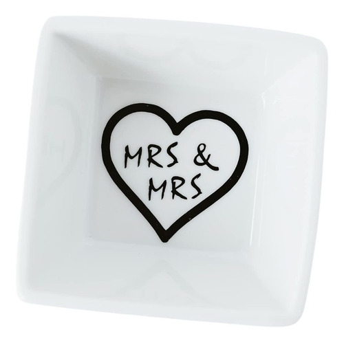 Mrs Y La Sra. Lesbian Gift Para Pareja Juego De Platos De An