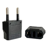 Adaptador Enchufe Euro Americano Pack 5 Unidades