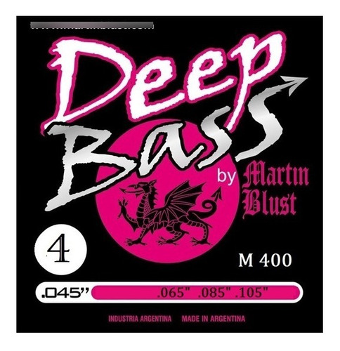 Encordado Bajo Deep Bass 45- 105 By Martin Blust - M 400