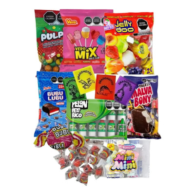 Paquete De Dulces Para 15 Dulceros Bolos Aguinaldos