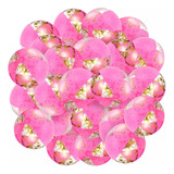 6 Uds Pelota De Playa Inflable De Brillo Y Confeti Rosa 40cm