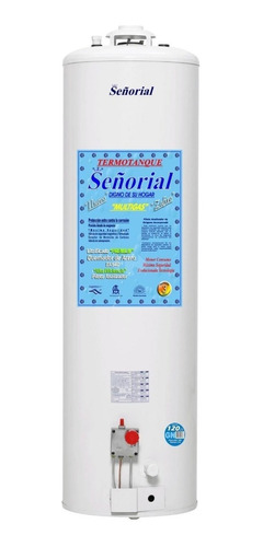 Termotanque A Gas De Pie Señorial Zafiro De Pie 120 Lts