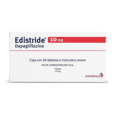 Edistride Tableta 10 Mg, 28 Tabletas | Envío gratis