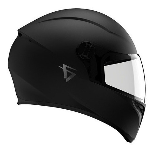 Casco Moto Vertigo V50 Monochrome Negro Mate Xs