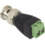 Kit 20 Conector Bnc Macho Com Borne Para Cftv