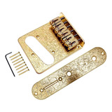 Jiayouy Carved Roller Telecaster Bridge - Placa De Puente De