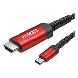 Jsaux - Cable Usb C A Hdmi [3 metros (10 pies)] (4 k 60 hz),