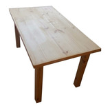 Mesa Comedor Madera Pino 2.00x80 Patas 3x3 Desarmable