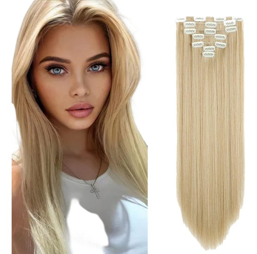 Extensiones De Cabello 8 Piezas Cabeza Completa Recta