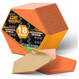 Dekiru Paquete De 18 Paneles Acústicos Hexagonales De 12 X 1