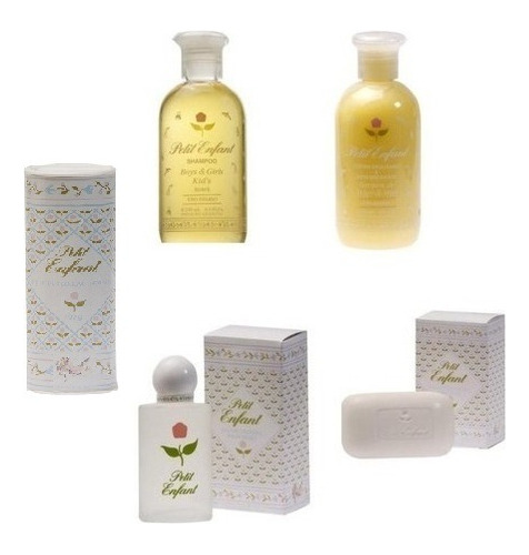 Set Petit Enfant Kit Para Baño Bebes Classic X 5 Productos