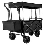 Carrito Pegable De Jardin Mandado Con Techo