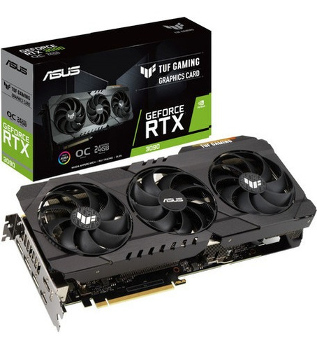 Tarjeta De Video Asus Rtx3090 Tuf Gaming Oc Gamer 24gb Gddr6