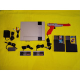 Consola Nintendo Nes Completo Con Mario 1 Y Mario 3 Duckhunt