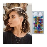 Abrazaderas Para Peinados Trenzas Niuñas Mujer 50unds Color