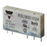 Rslm001024 Carlo Gavazzi Relevador 6a 24vdc Coil Spdt 5 Pin