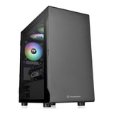 Gabinete Gamer Thermaltake S100 Tg Vidrio Templado Fan