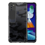 Case Desenho Camuflada Proteção Câmera Para Galaxy A11 / M11 Cor Camuflado Camuflado