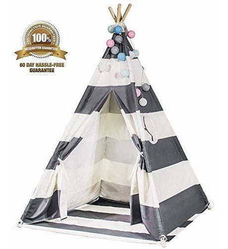 Tipi Duradero De 6 Pies Para Niños Tienda De Juego India Mue