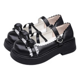 Zapatos Cross Para Mujer Zapatos De Cuero Lolita Japoneses