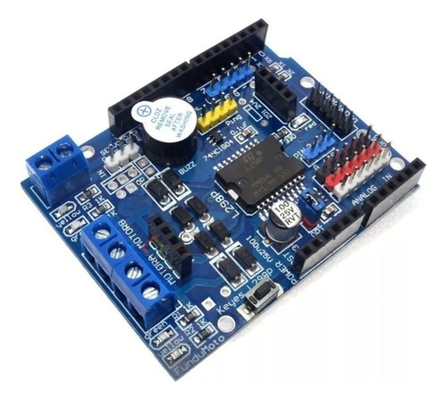 Modulo L298p 2 Motore Control Velocidad Puente H Pwm Arduino