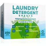 Sbanas Ecolgicas De Detergente Para Ropa (100 Hojas De 200 C