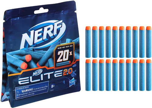 Dardos Nerf Elite 2.0 X 20 Hasbro F0040  