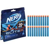 Set X20 Dardos Nerf Elite 2.0 Original Hasbro