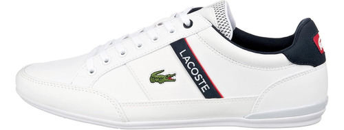 Tenis Lacoste Original Chaymon Hombre Casual Blanco Piel 2