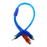 Cable Adaptador Blindado 1 Rca Macho A 2 Rca Hembra Calidad