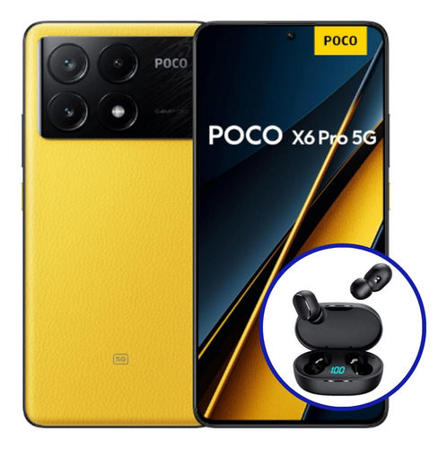 Poco X6 Pro (12/512) Global + Brinde: Fone Bluetooth