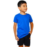 Remera Basica Lisas Niños Unisex Algodón Colores