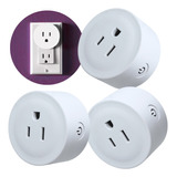 Paquete De 3 Enchufe Inteligente Wifi Smart Plug Para Alexa