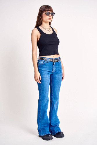 Jean Midd American Elastizado De Mujer 47 Street