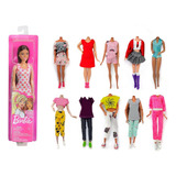 Barbie Basica, 25 Ropitas, Zapatitos + Vestido De Novia