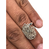 Anillo Mano De Fatima Suerte En Plata Fina925 Varias Medidas