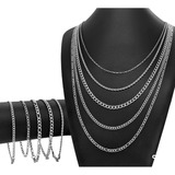 Correntinha Masculina Atacado 20 Un + 20 Un Pulseiras Aço 