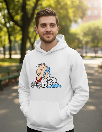 Sudadera Con Gorro Snoopy Linus Manta
