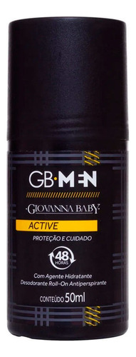 Desodorante Roll-on Giovanna Baby Gb Men - Active 50ml