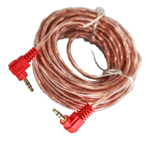 Cable Audio 8m Mini Plug 3.5mm 90° L. Oxigeno Audiopipe Htec